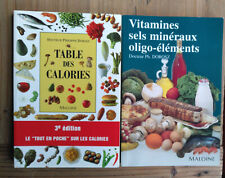 Livre calories vitamines d'occasion  Paris I