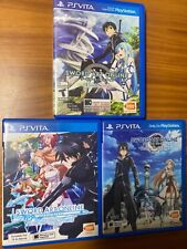 Lote de 3 juegos de Sword Art en línea asiático/inglés para Playstation PS Vita LN -probado- segunda mano  Embacar hacia Argentina