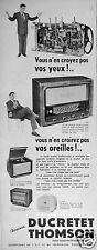 Publicité 1954 ducretet d'occasion  Compiègne