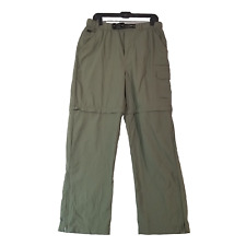 Used, Gander Mountain Cargo pants shorts combo men's 34x32 army green nylon outdoor for sale  Shipping to South Africa