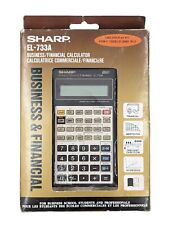 Calculadora financeira empresarial Sharp EL-733A amortização tela grande - Nova comprar usado  Enviando para Brazil