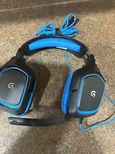 Auriculares para juegos Logitech G430 negros/azules segunda mano  Embacar hacia Argentina