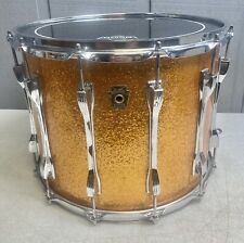 LUDWIG GOLD SPARKLE MARCHING SNARE DRUM CONVERTED TO SMALL BASS DRUM 3159153 for sale  Shipping to South Africa