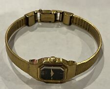 Reloj de cuarzo vintage Citizen para mujer 3220-891431 pulsera SMO tono dorado 2 piedras segunda mano  Embacar hacia Argentina