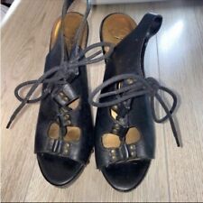 Used, Fergie black heels sandals shoes for sale  Shipping to South Africa