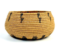 Vintage Native American  Jicarilla Apache Hand Woven Basket 7" W x 4" H for sale  Shipping to South Africa