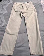 Fat Face Beige Straight leg mens trousers. Flat fronted, waist 30" for sale  HORSHAM
