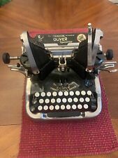 Antigua máquina de escribir Oliver versión L-10 níquel vintage segunda mano  Embacar hacia Mexico