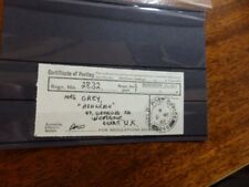 Carimbo postal Field Post Office 246 d/r 1962 no certificado de postagem (8647) comprar usado  Enviando para Brazil