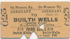 G.w. railway ticket for sale  NEATH