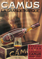 PUBLICITE ADVERTISING   1988   CAMUS   cognac spécial fetes, usado segunda mano  Embacar hacia Argentina
