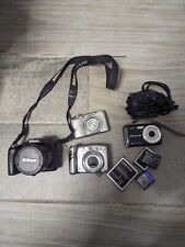 lote de câmeras digitais usadas Nikon Casio Canon comprar usado  Enviando para Brazil