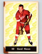 1961-62 Parkhurst Gordie Howe #20 Good Vintage Hockey Card for sale  Canada