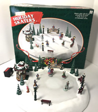 Vintage 2000 Mr. Christmas Holiday Skaters - Animated Skating Pond - 15 Carols for sale  Jackson