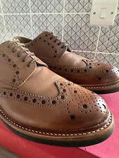 Grenson Archie Brogue Commando sole 8.5 G NEW WITHOUT BOX Brown for sale  Shipping to South Africa
