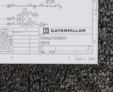Usado, Diagrama manual esquemático hidráulico Caterpillar 320D FM escavator comprar usado  Enviando para Brazil