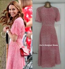  Vestido L K Bennett Elowen rosa estampa de animais tamanho Reino Unido 12 EUA 8 Duquesa Real KM comprar usado  Enviando para Brazil