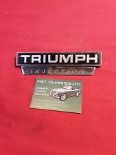 Triumph tr6 nameplate for sale  WOLVERHAMPTON