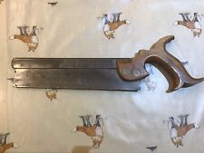 VINTAGE ENGLISH STEEL BACK DOVETAIL TENON SAW ROBERT SORBY SHEFFIELD 1930s-40s for sale  Shipping to South Africa
