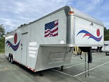Enclosed gooseneck trailer for sale  Mystic