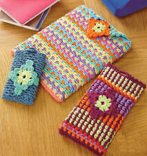  Cases for Mobile Phones + Tablets Cotton DK Crochet Pattern Use 4mm hook for sale  Shipping to South Africa