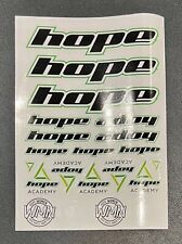 GENUINE HOPE TECH STICKERS GRAPHICS DECALS MTB MOUNTAIN BIKE CYCLING ORIGINAL for sale  Shipping to South Africa