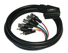 Male scart bnc for sale  Shipping to Ireland