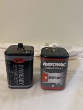 Bateria alcalina vintage Everready Rayovac 6 volts baterias NÃO TESTADAS VENDIDAS COMO ESTÃO comprar usado  Enviando para Brazil