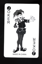 PLAYING CARD JOKER CLOWN IN COSTUME HOLDS CARDS IN HAND RED ROCK POTATO CHIPS for sale  Shipping to South Africa