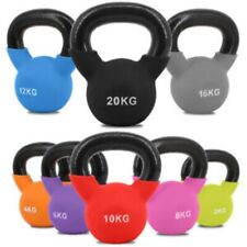 Neoprene Kettlebells 2-24kg Cast Iron Weights Strength Exercise Training Fitness for sale  Shipping to South Africa