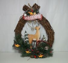 Welcome christmas wreath for sale  South Bend