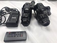 Sony CCD-FX710 Hi-8 Handycams  x 2 — With Charger, Remote *parts only* for sale  Shipping to South Africa