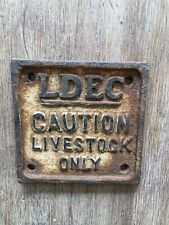 Vintage caution livestock for sale  KNOTTINGLEY