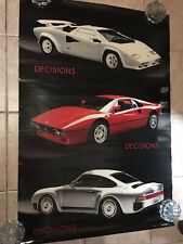 Poster automobile lamborghini d'occasion  Camarès