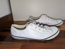 Converse white leather for sale  CORBY