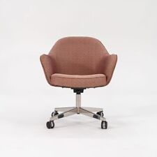 1960s Eero Saarinen para Knoll Executive cadeira de mesa giratória estampada tecido rosa, usado comprar usado  Enviando para Brazil