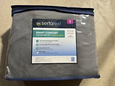 Serta Sertarest Smart Comfort Cooling King Sheet Set Color Grey for sale  Shipping to South Africa