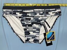 Cueca de natação masculina - estampa cinza jaked 6 nova com etiquetas comprar usado  Enviando para Brazil