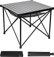 Portable Camping Table with Adjustable Legs, Lightweight Aluminum Folding Table for sale  Shipping to South Africa