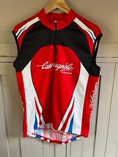 Used, Campagnolo Team men's 2006 sleeveless cycle jersey in red/white - large - rare for sale  Shipping to South Africa