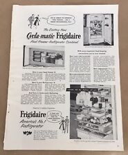 Frigidaire print 1952 for sale  Shipping to Ireland