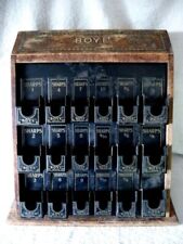 ANTIQUE BOYE SEWING NEEDLE STORE DISPLAY CABINET, COUNTER TOP CASE EARLY  for sale  Alma