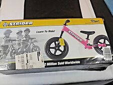 Strider 12 inch Sport No-Pedal Balance Bike - Pink for sale  Zephyrhills