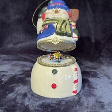 Snowman music box for sale  Newport