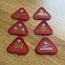 Six scout badges. for sale  BEDFORD