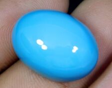 Piedra preciosa suelta de corte ovalado azul turquesa azul natural de 29,65 quilates de alta calidad segunda mano  Embacar hacia Mexico