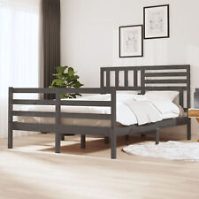 Bed frame grey for sale  SOUTHALL