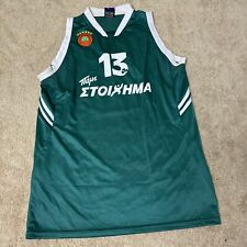 DIAMANTIDIS Panathinaikos B.C. Camiseta deportiva de baloncesto de Atenas XL de la Euroliga, usado segunda mano  Embacar hacia Argentina