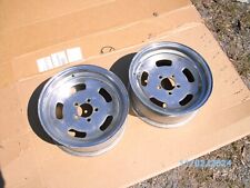 1964-72 Plymouth Dodge Steel Chro Rims 14x6 small 4'' Bolt Pattern slotted Rare! for sale  Shipping to South Africa