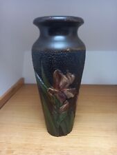 Vaso alto de madeira vintage esculpido/pintado à mão comprar usado  Enviando para Brazil